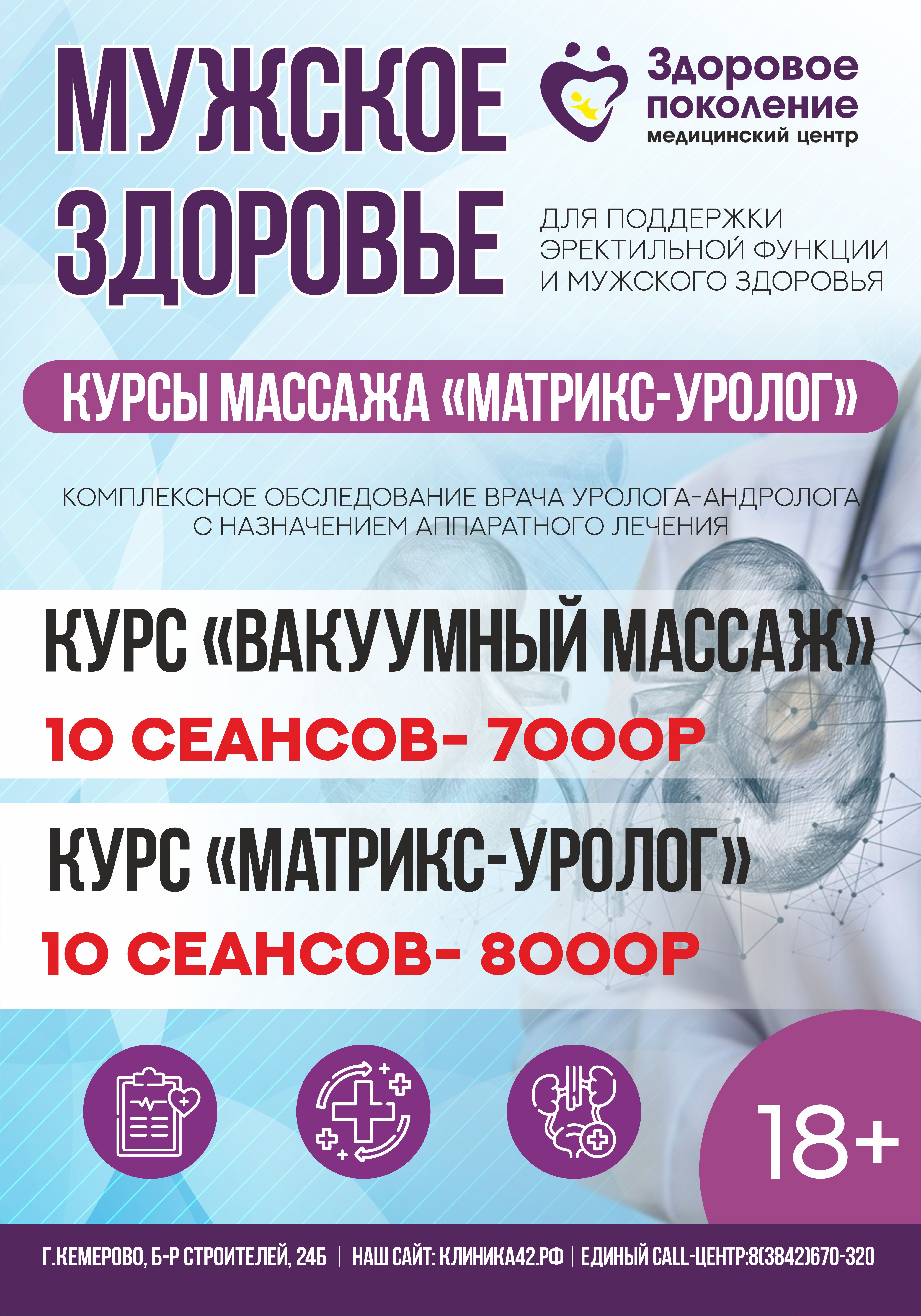 Урологические курсы для мужского здоровья